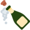 Bottle With Popping Cork emoji on Twitter